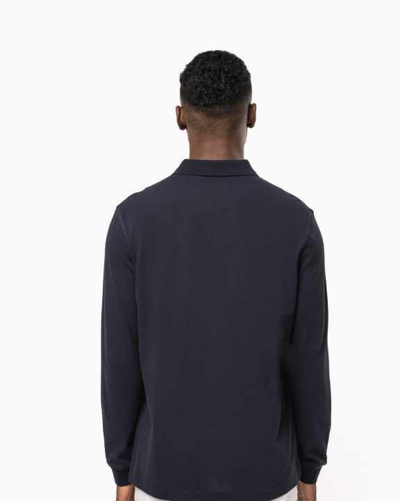 Polo personnalisable KARIBAN Polo piqué manches longues Bio180 homme