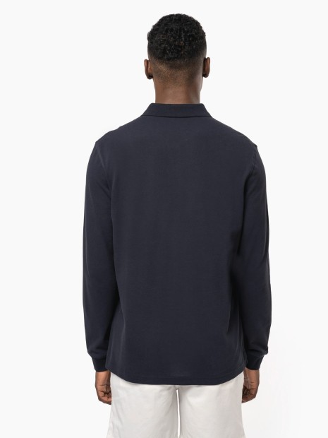 Polos à personnaliser KARIBAN Polo piqué manches longues Bio180 homme 