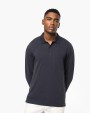Polo personnalisable KARIBAN Polo piqué manches longues Bio180 homme