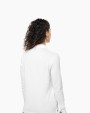 KARIBAN Damen Piqué-Polohemd lange Ärmel Bio180 Hemd personalisierbar