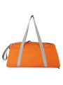 KIMOOD Sac de sport avec compartiment pour chaussures orange/gris parfait personnalisable