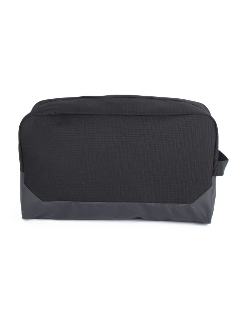 KIMOOD Grande trousse de toilette noir/gris foncé personnalisable