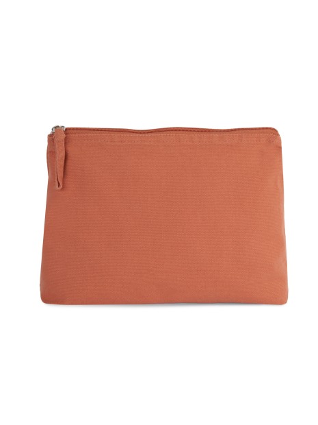 KIMOOD Trousse de toilette washed tawny orange personnalisable