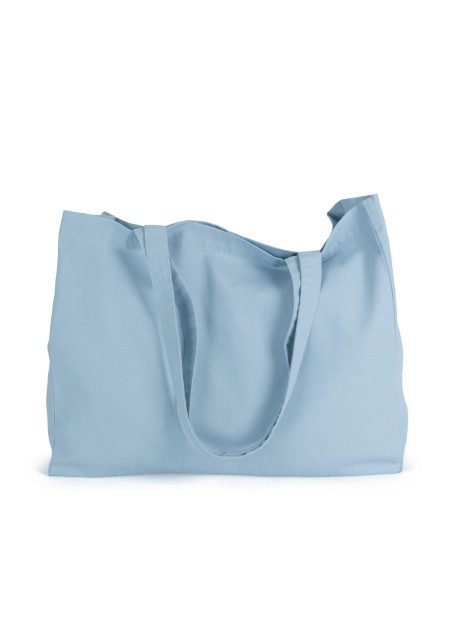 KIMOOD Sac shopping washed pearl blue personnalisable