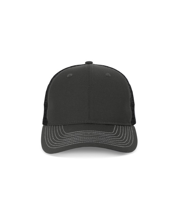 K-UP 6 Panel Trucker mit kontrastfarbenen Nähten Kappen personalisierbar