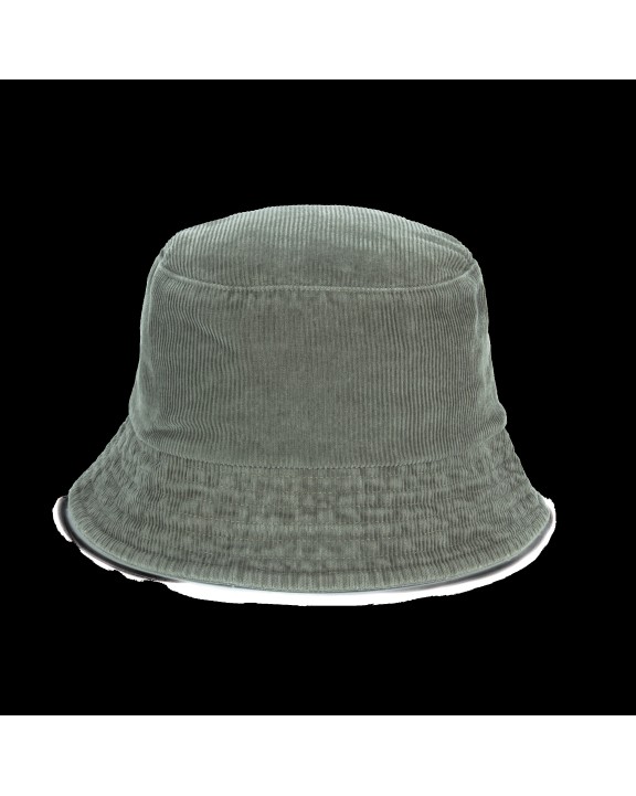 Bucket hat NATIVE SPIRIT Ecologische uniseks hoed in ribfluweel voor bedrukking &amp; borduring