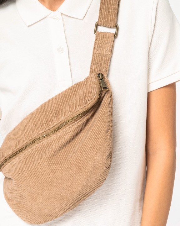 NATIVE SPIRIT Umweltfreundliche Ausgewaschener Gürteltasche aus Kord Tasche personalisierbar