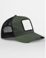 BEECHFIELD 5-Panel Trucker Cap mit quadratischem Patch Kappe personalisierbar