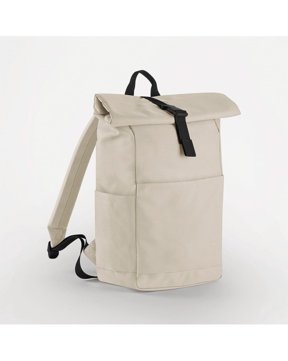 BAG BASE Recycelter Roll Top Rucksack Tasche personalisierbar