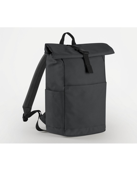 BAG BASE Recycelter Roll Top Rucksack Tasche personalisierbar