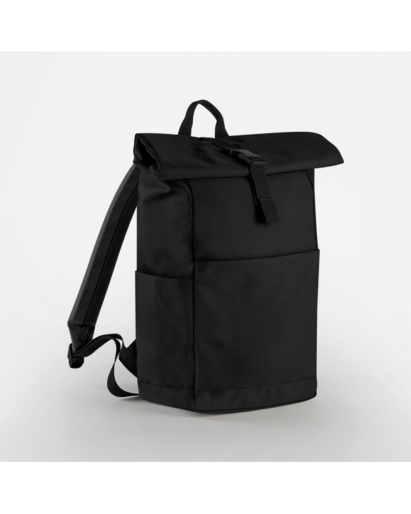 BAG BASE Recycelter Roll Top Rucksack Tasche personalisierbar