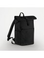 BAG BASE Sac à dos Roll Top recyclé noir personnalisable