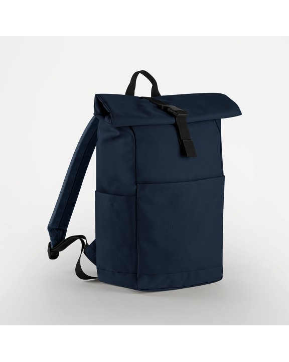 BAG BASE Recycelter Roll Top Rucksack Tasche personalisierbar