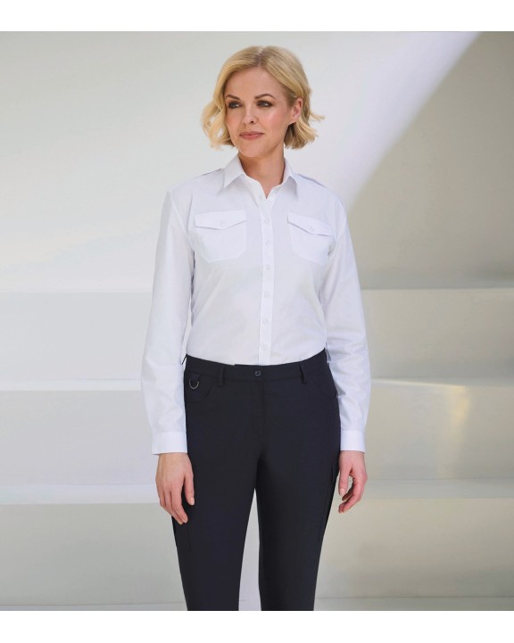 Chemise personnalisable BROOK TAVERNER Chemise Pilote femme manches longues