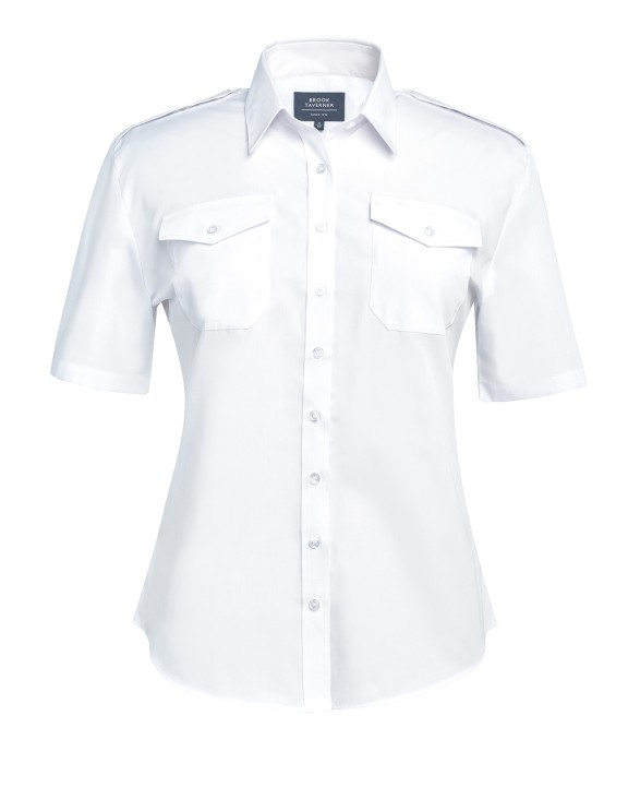 Chemise personnalisable BROOK TAVERNER Chemise Pilote femme manches courtes