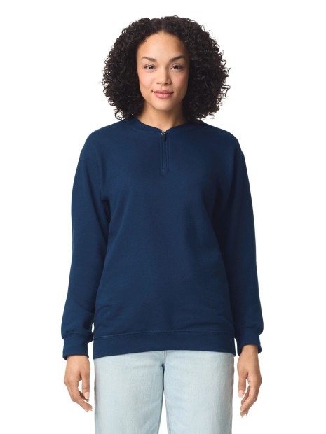 Sweat-shirts à personnaliser GILDAN Sweat-shirt en molleton 1/4 zip 