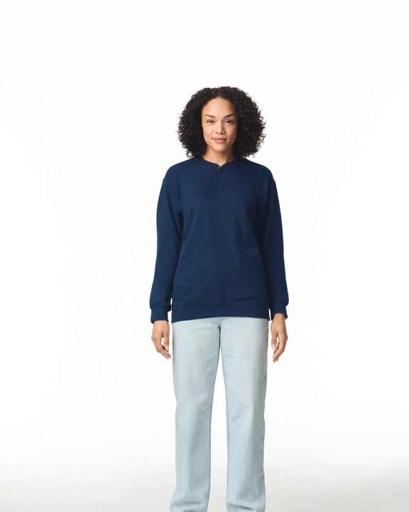 Sweat-shirt personnalisable GILDAN Sweat-shirt en molleton 1/4 zip