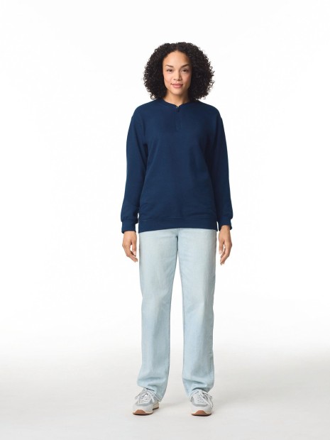Sweat-shirts à personnaliser GILDAN Sweat-shirt en molleton 1/4 zip 
