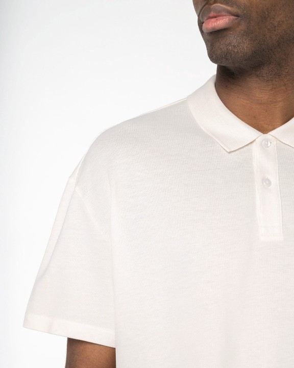 Poloshirt NATIVE SPIRIT Ecologische herenpolo van piquétricot met afhangende schouders voor bedrukking &amp; borduring