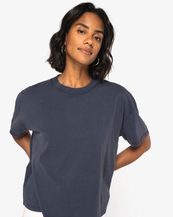 T-shirt personnalisable NATIVE SPIRIT T-shirt écoresponsable oversize délavé femme