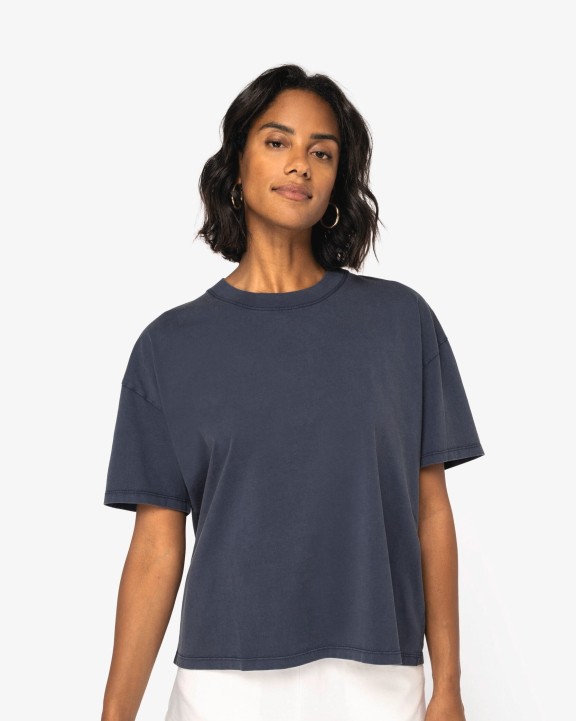 T-shirt NATIVE SPIRIT Ecologisch oversized verwassen t-shirt voor bedrukking &amp; borduring