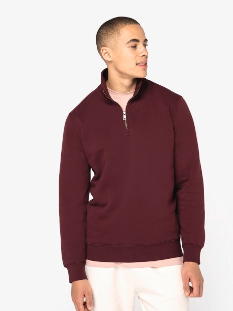 Sweat-shirts à personnaliser NATIVE SPIRIT Sweat-shirt écoresponsable à col montant zippé homme 