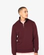 NATIVE SPIRIT Umweltfreundliches Sweatshirt mit Stehkragen und Reißverschluss für Herren Sweatshirt personalisierbar