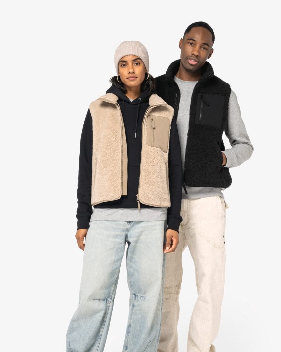 Polar Fleece NATIVE SPIRIT Ecologische uniseks bodywarmer van sherpa voor bedrukking &amp; borduring