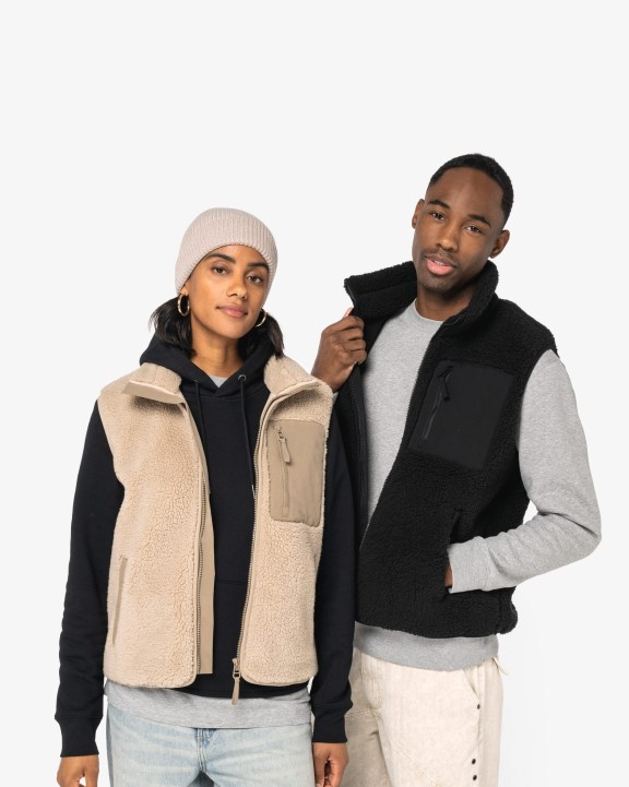 Polar Fleece NATIVE SPIRIT Ecologische uniseks bodywarmer van sherpa voor bedrukking &amp; borduring