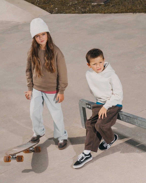 Sweat-shirts personnalisable NATIVE SPIRIT Sweat-shirt écoresponsable à capuche oversize enfant
