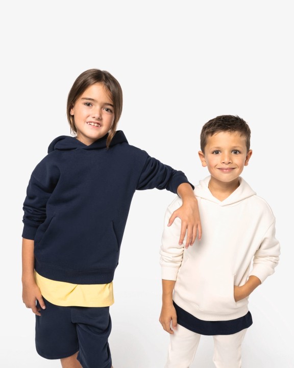 NATIVE SPIRIT Umweltfreundliches Oversize Kapuzensweatshirt für Kinder Sweatshirt personalisierbar
