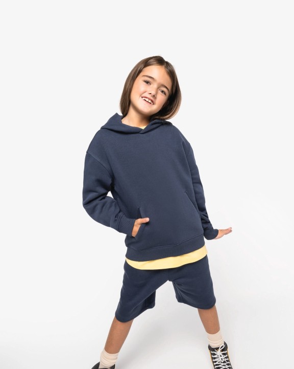 NATIVE SPIRIT Umweltfreundliches Oversize Kapuzensweatshirt für Kinder Sweatshirt personalisierbar