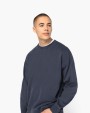 NATIVE SPIRIT Ausgewaschenes umweltfreundliches Oversize Unisex-Sweatshirt mit Rundhalsausschnitt Sweatshirt personalisierbar