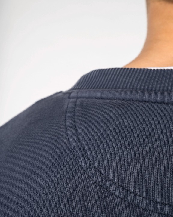 Sweat-shirt personnalisable NATIVE SPIRIT Sweat-shirt écoresponsable à col rond délavé oversize unisexe