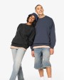 NATIVE SPIRIT Ausgewaschenes umweltfreundliches Oversize Unisex-Sweatshirt mit Rundhalsausschnitt Sweatshirt personalisierbar