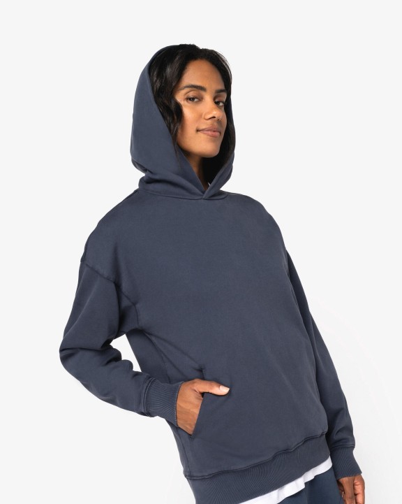 Sweat-shirt personnalisable NATIVE SPIRIT Sweat-shirt écoresponsable à capuche délavé oversize unisexe