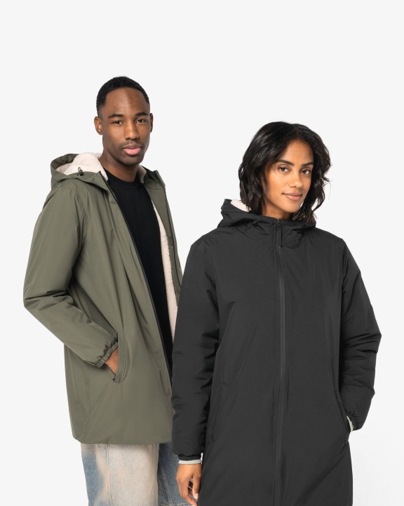 Veste personnalisable NATIVE SPIRIT Veste écoresponsable imperméable doublée en sherpa unisexe