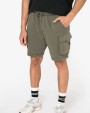 NATIVE SPIRIT Umweltfreundliche ausgewaschene French Terry Cargo-Shorts für Herren  personalisierbar
