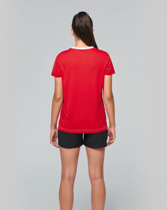 T-shirt personnalisable PROACT T-shirt de sport écoresponsable bicolore femme