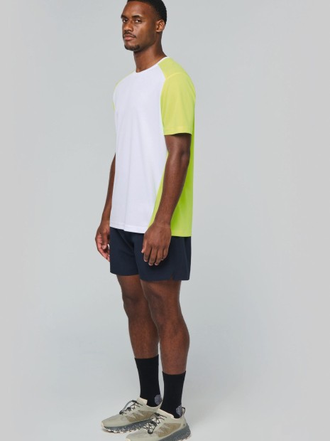 T-Shirts à personnaliser PROACT T-shirt de sport écoresponsable bicolore homme 