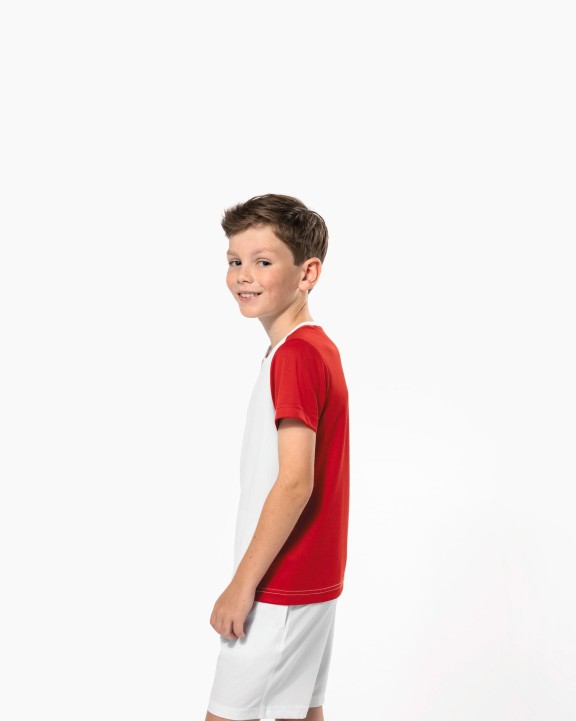 PROACT Zweifarbiges umweltfreundliches Sport-T-Shirt für Kinder T-Shirt personalisierbar