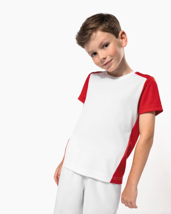 PROACT Zweifarbiges umweltfreundliches Sport-T-Shirt für Kinder T-Shirt personalisierbar