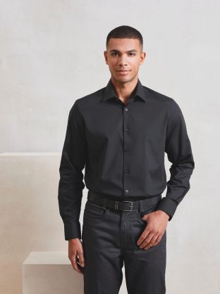 Chemise popeline RECYCLIGHT à manches longues pour homme