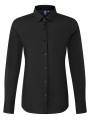 PREMIER Chemise popeline RECYCLIGHT à manches longues pour femme noir personnalisable
