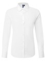 PREMIER Chemise popeline RECYCLIGHT à manches longues pour femme blanc personnalisable