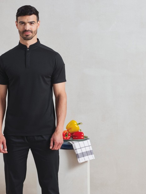 Polos à personnaliser PREMIER Polo de cuisinier Coolchecker Essential à manches courtes 