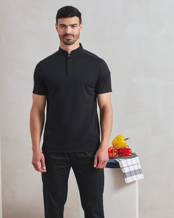 PREMIER Coolchecker Essential Koch-Polohemd mit kurzen Ärmeln Poloshirt personalisierbar