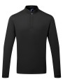 PREMIER Polo de cuisinier Coolchecker Essential à manches longues noir personnalisable