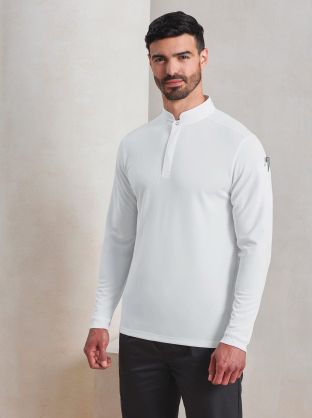 Polo de cuisinier Coolchecker Essential à manches longues