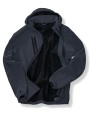 RESULT Recycelte 3-Lagen-Softshell-Jacke mit Kapuze, Unisex Softshell personalisierbar